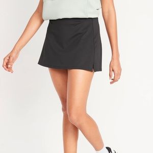 Black Active Skort
